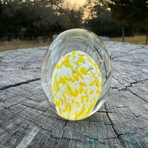 Hand Blown Paperweight